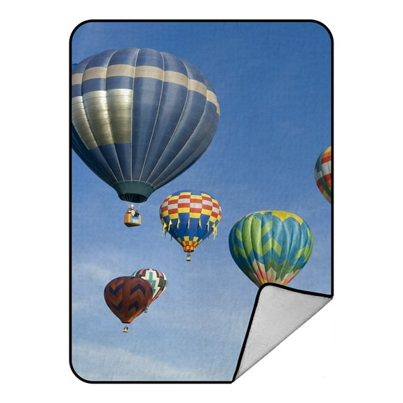 for Indoor Use for Use in Cars.Soft and Comfortable.60 X50 Air Balloons in Sky Flying Ultra-Soft Micro Fleece Blanket,A Blanket That Can Be Used in All Seasons for Indoor Use for Use in Cars.Soft and Comfortable.60 X50 Air Balloons in Sky Flying Ultra-Soft Micro Fleece Blanket,A Blanket That Can Be Used in All Seasons